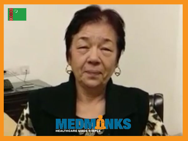 Jemiliya-Turquemenistão-vem-à-índia-para-seu-tratamento médico