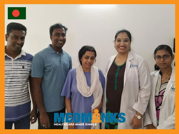 Patient aus Bangladesch unterzieht sich erfolgreicher Myomoperation in Indien